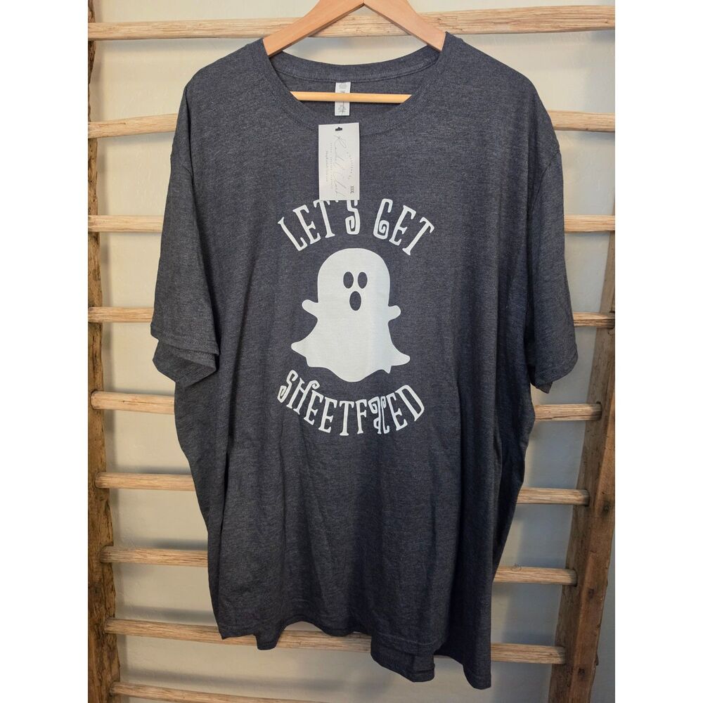 NWT Rachel Clark Lets Get Sheetfaced Halloween Ghost T Shirt 3XL Plus Size
